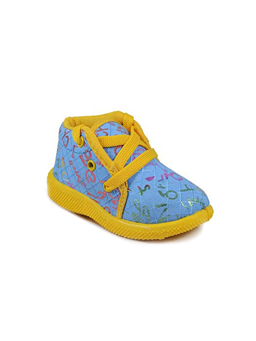 

Smartots Unisex Kids Yellow Printed Slip-On Sneakers