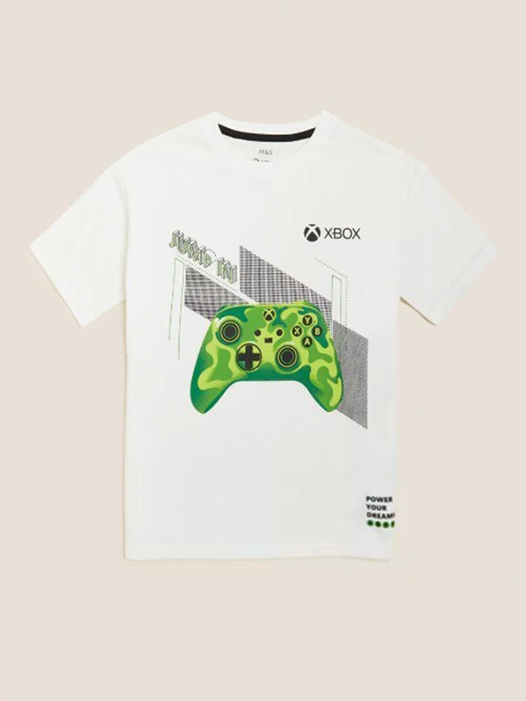 

Marks & Spencer White Print Top