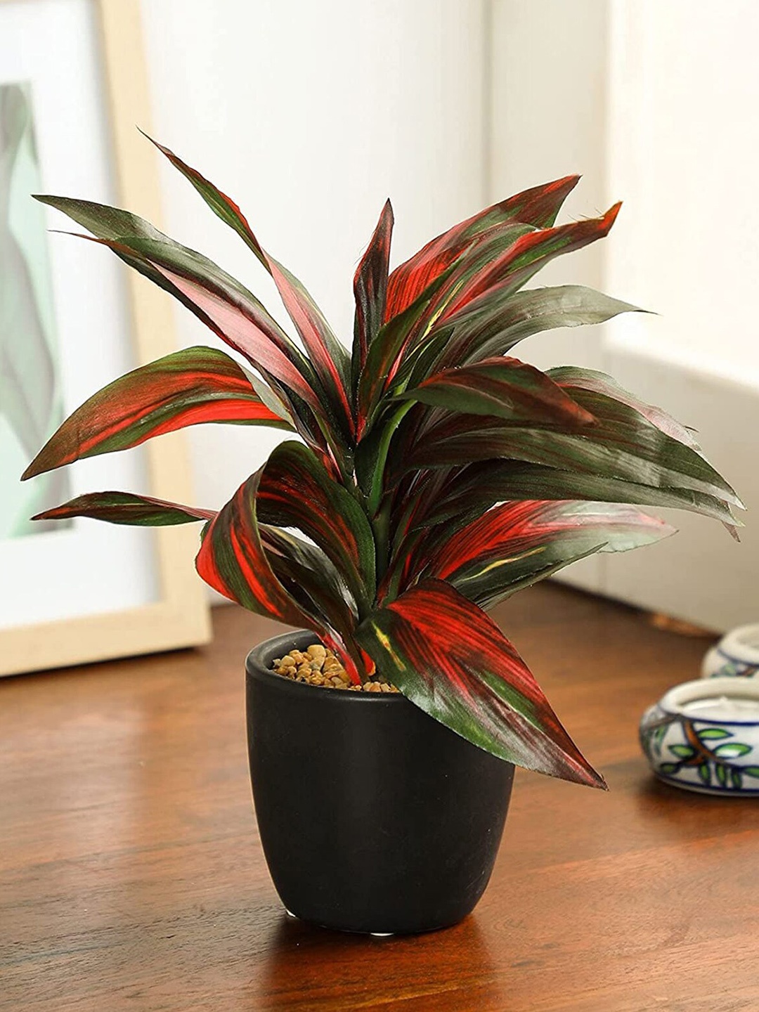 

PolliNation Red & Black Artificial Bonsai Plants With Pot