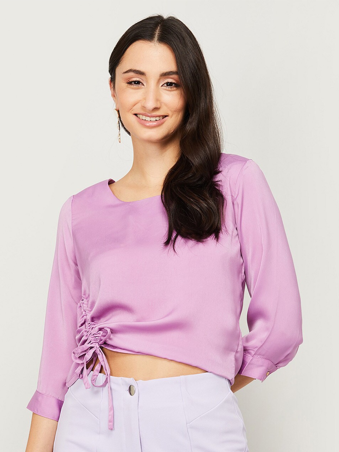 

CODE by Lifestyle Women Purple Crop Top