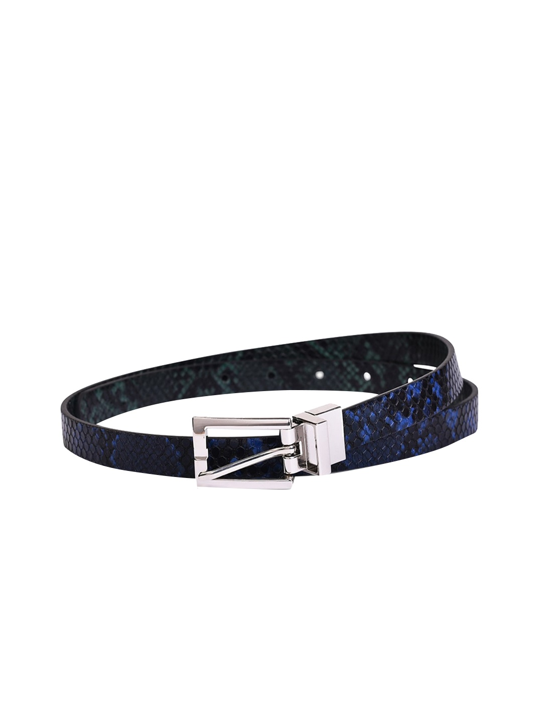 

Belwaba Women Navy Blue Printed PU Belt