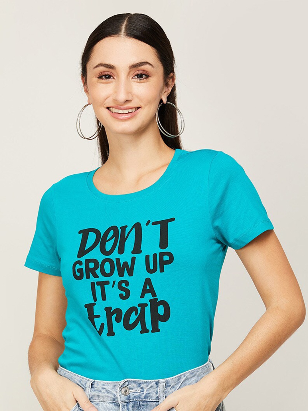 

Fame Forever by Lifestyle Blue Print Top