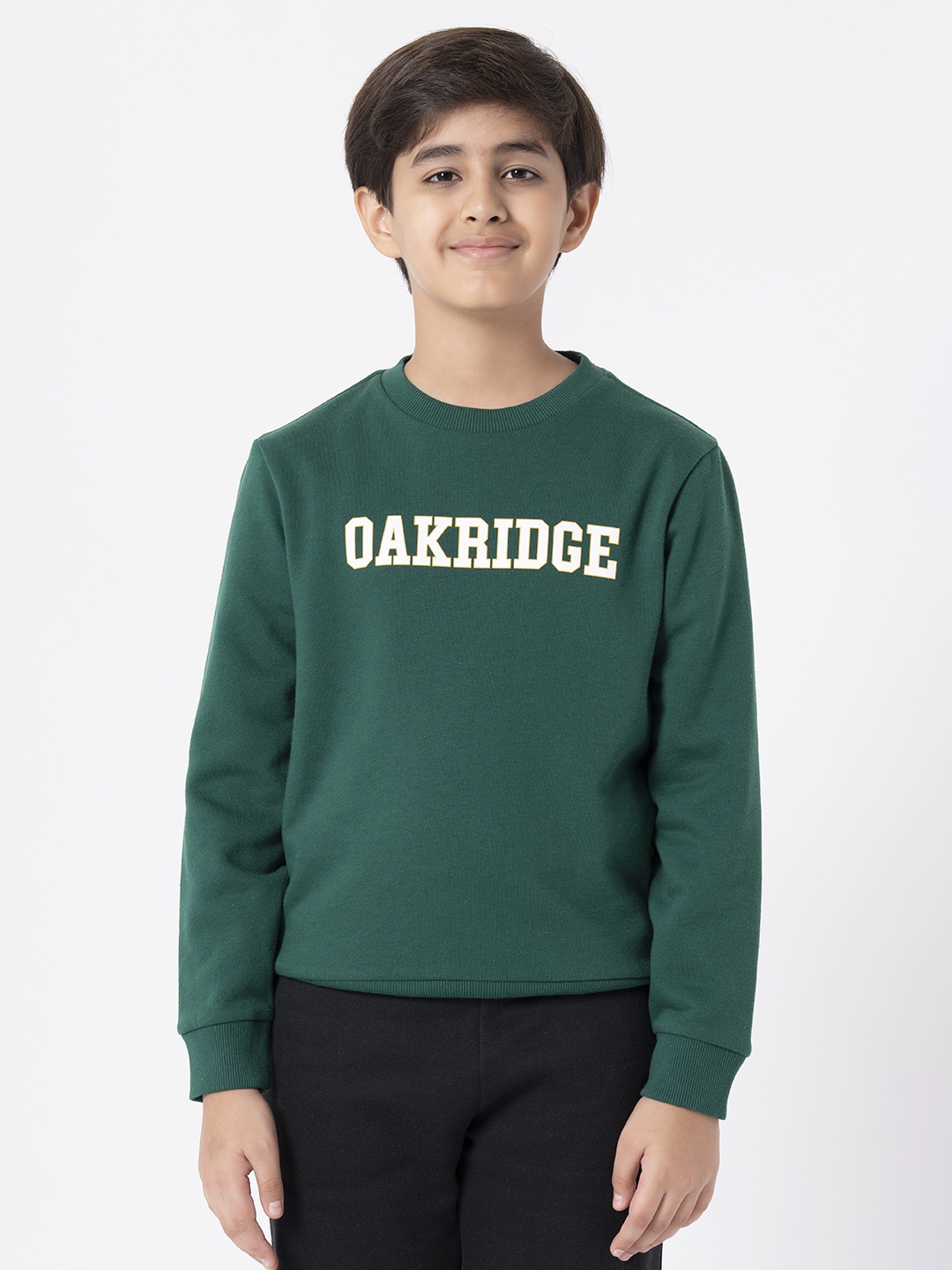 

Red Tape Unisex Kids Green Printed Sweatshirt