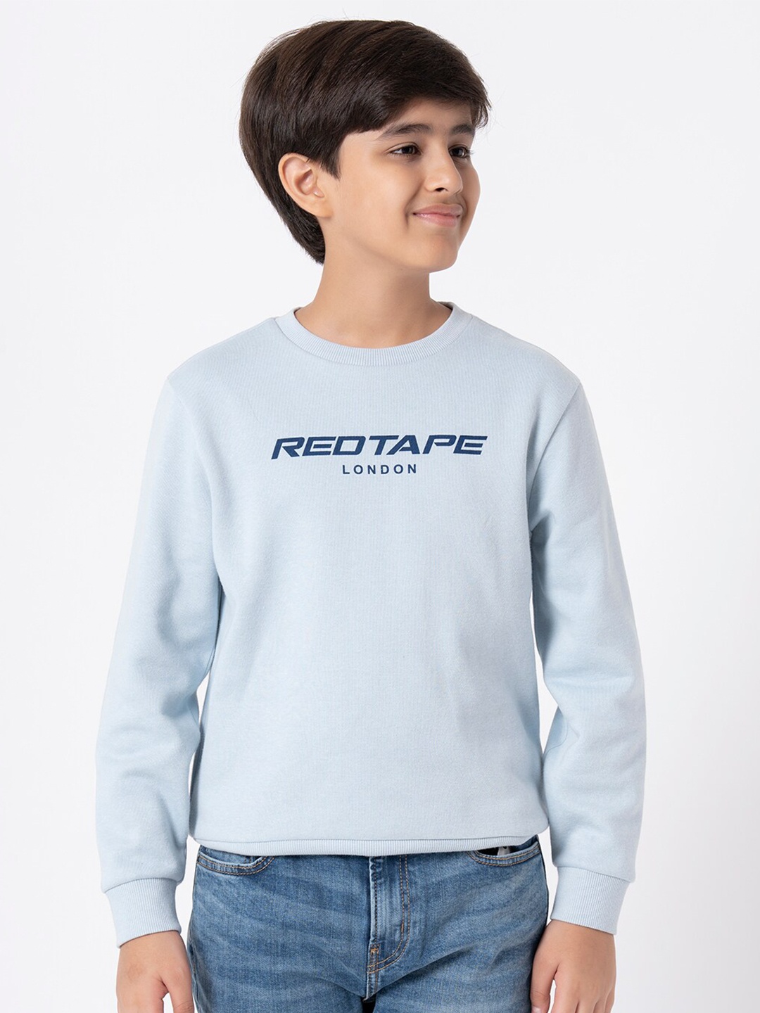 

Red Tape Boys Kids Blue Printed Sweatshirt