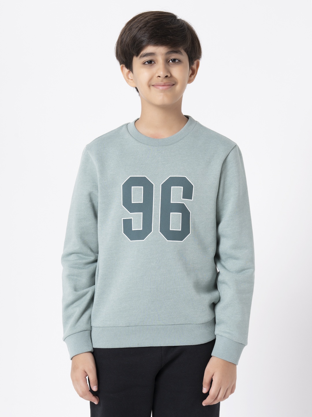 

Red Tape Unisex Kids Green Printed Sweatshirt