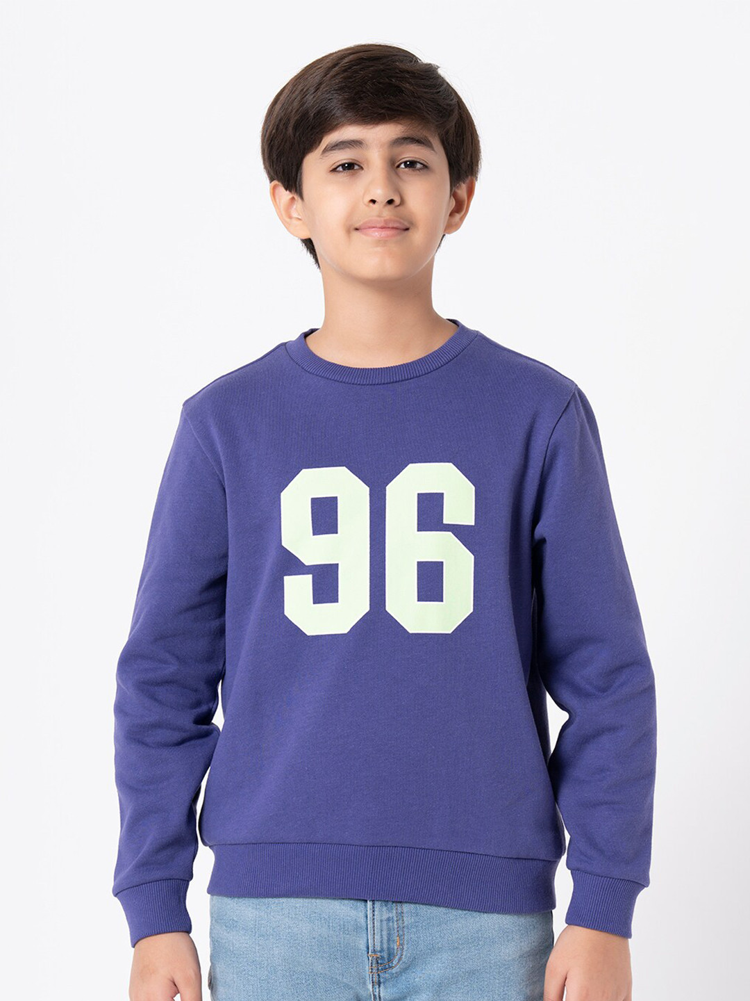 

Red Tape Kids Purple Printed Sweatshirt