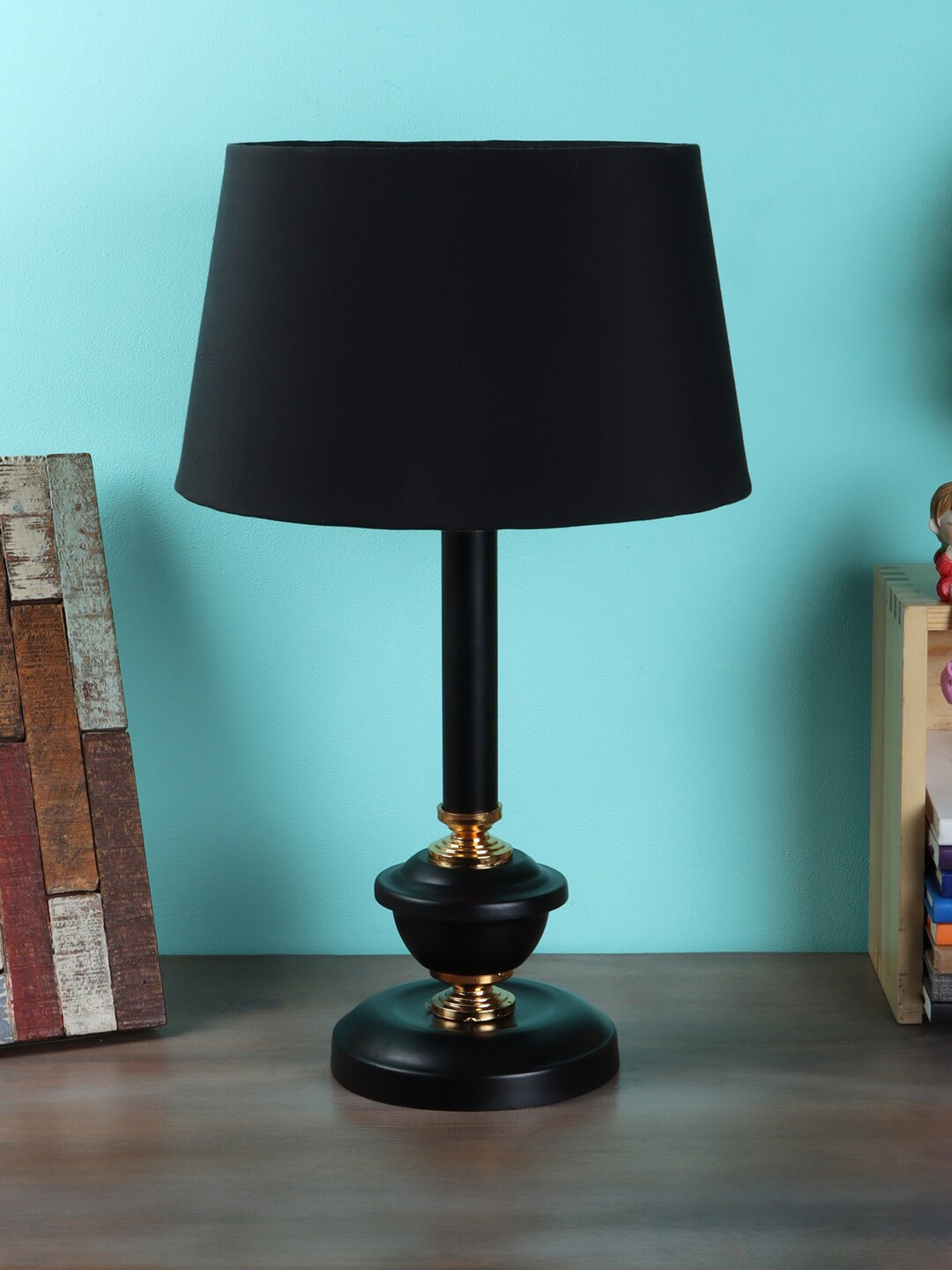 

foziq Black Solid Table Lamps