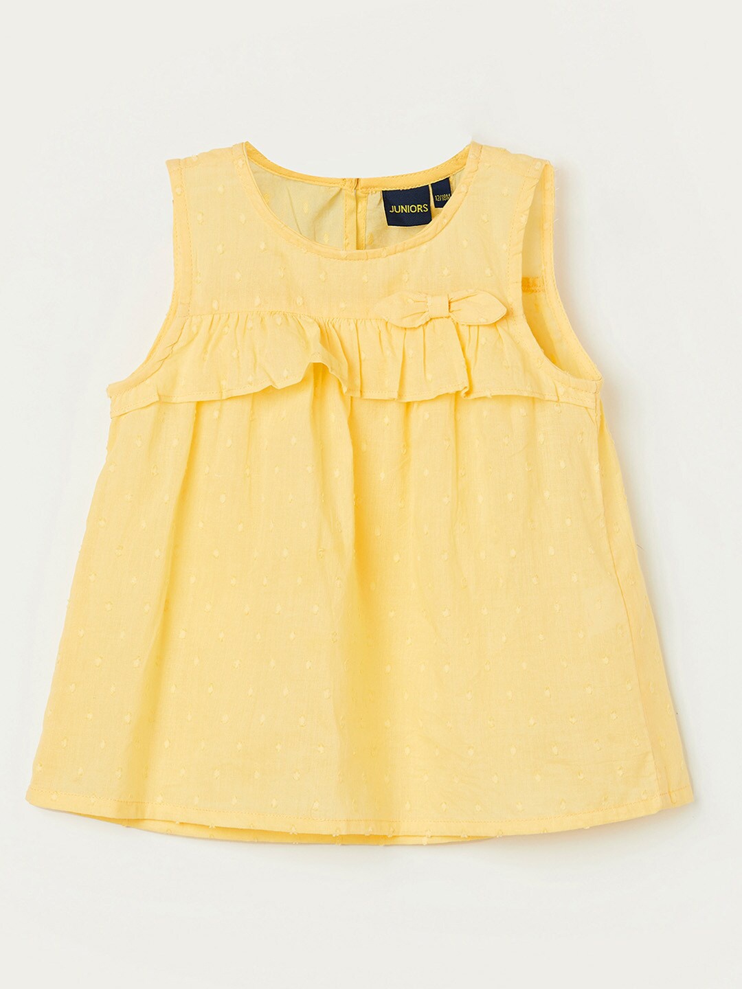 

Juniors by Lifestyle Yellow A-Line Dress