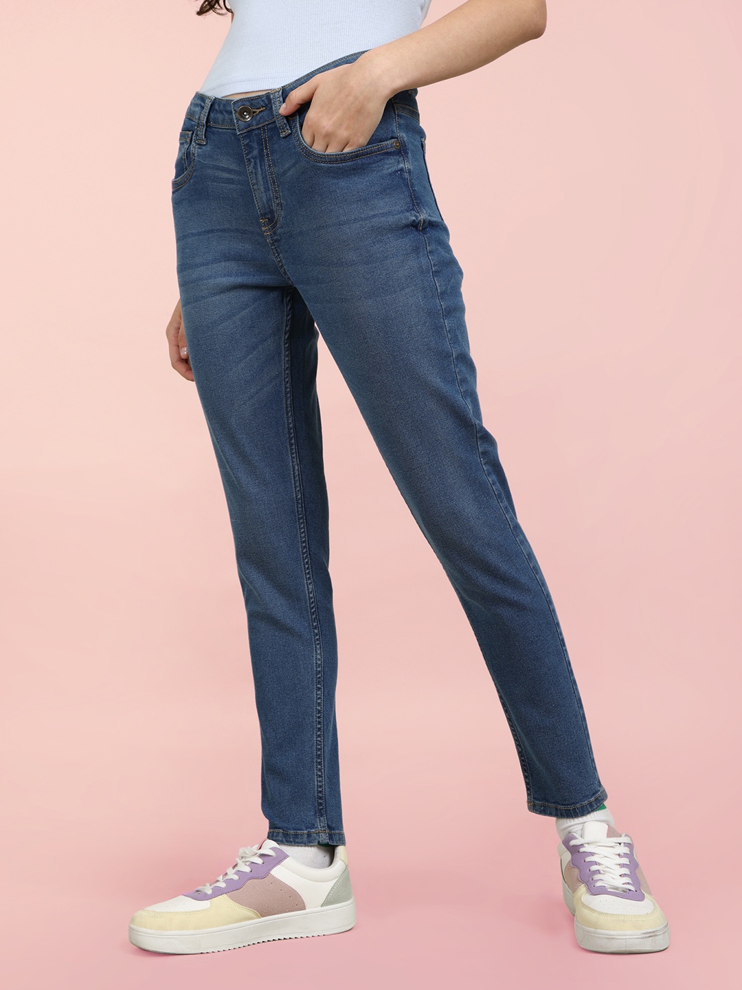 

Flying Machine Women Blue Veronica Skinny Fit Light Fade Stretchable Jeans