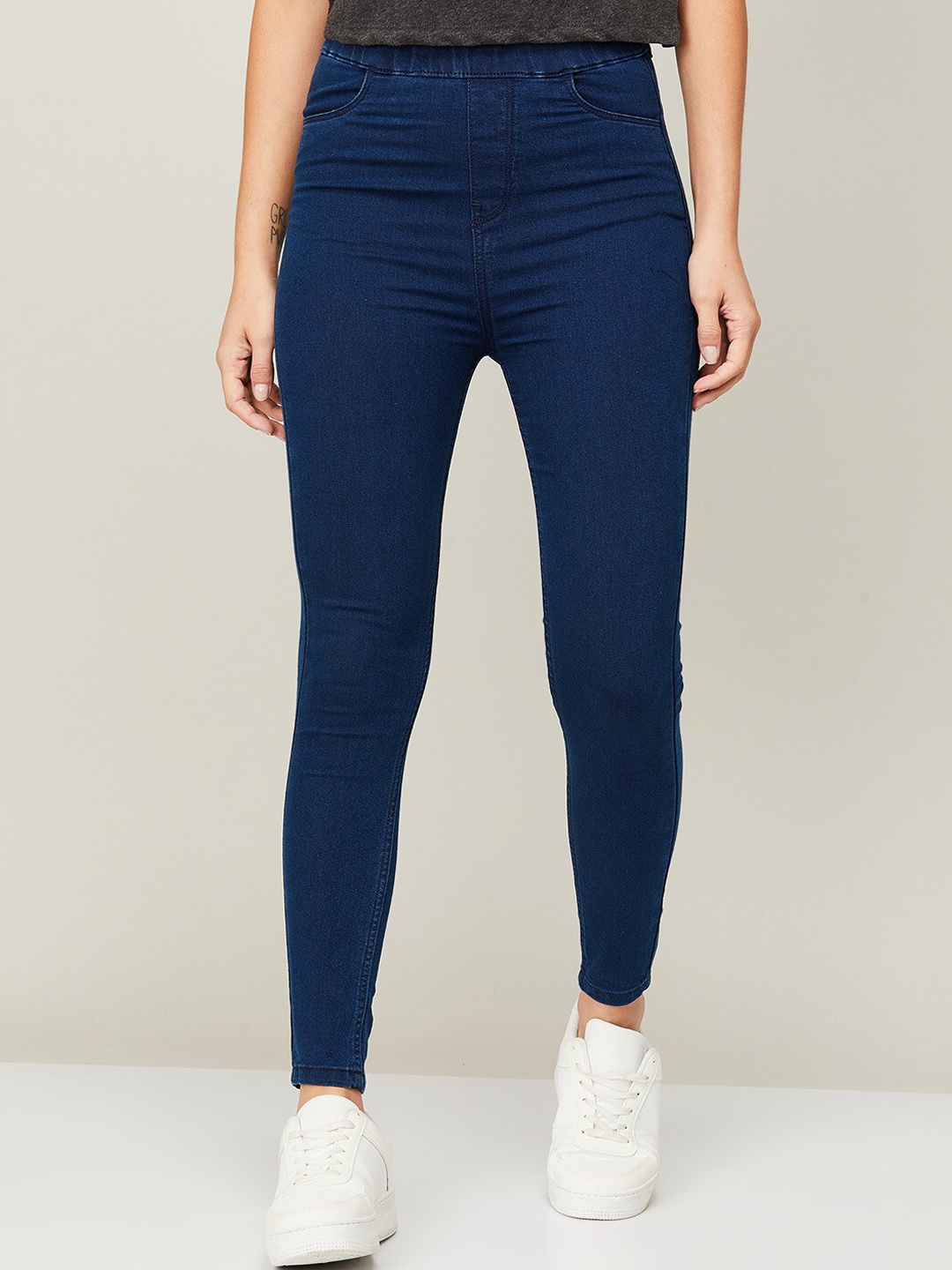 

Ginger by Lifestyle Women Blue Skinny Fit Jeans