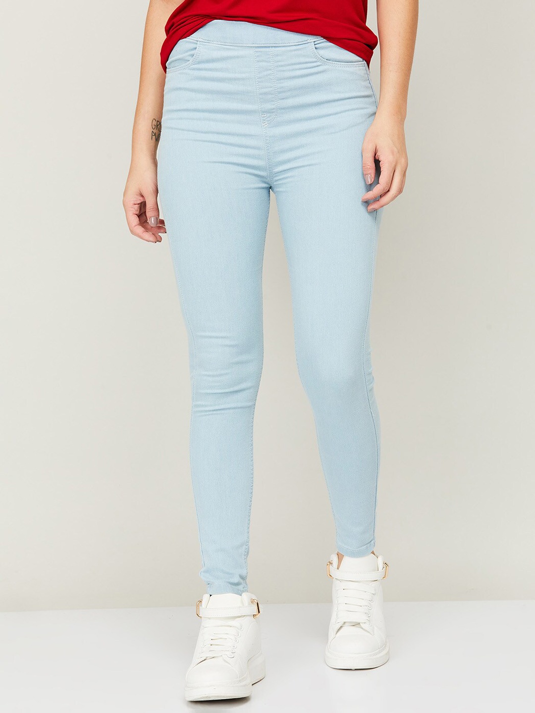 

Ginger by Lifestyle Women Blue Skinny Fit Jeans