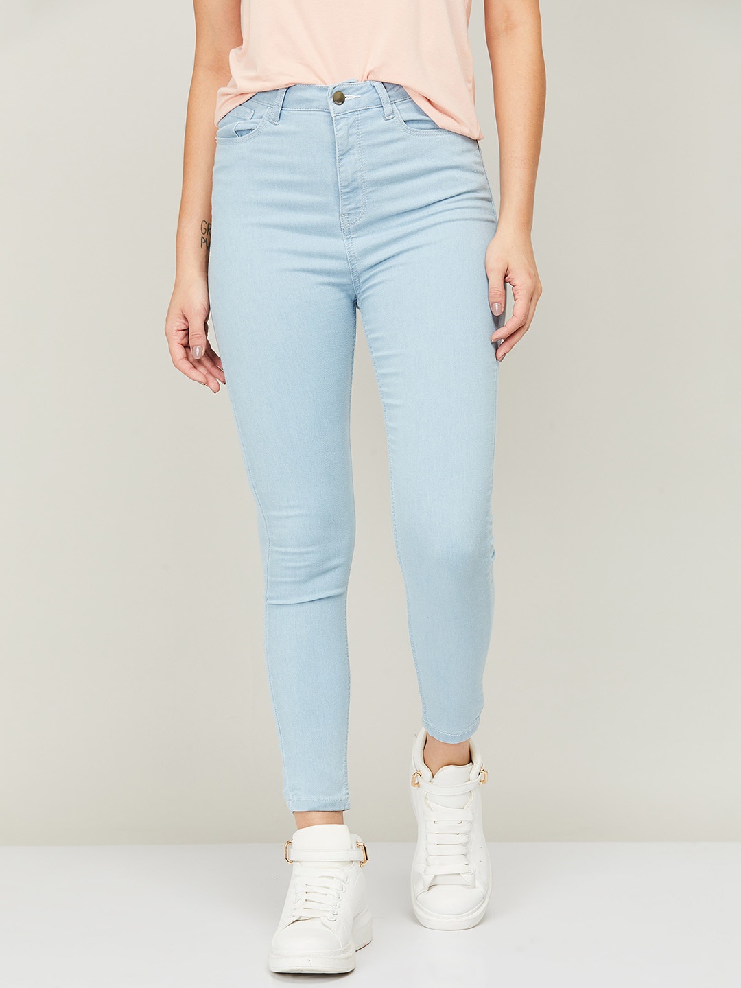 

Ginger by Lifestyle Women Blue Skinny Fit Jeans