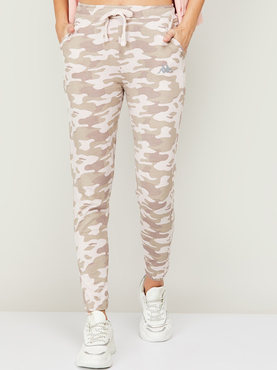 

Kappa Women Pink Printed Cotton Joggers