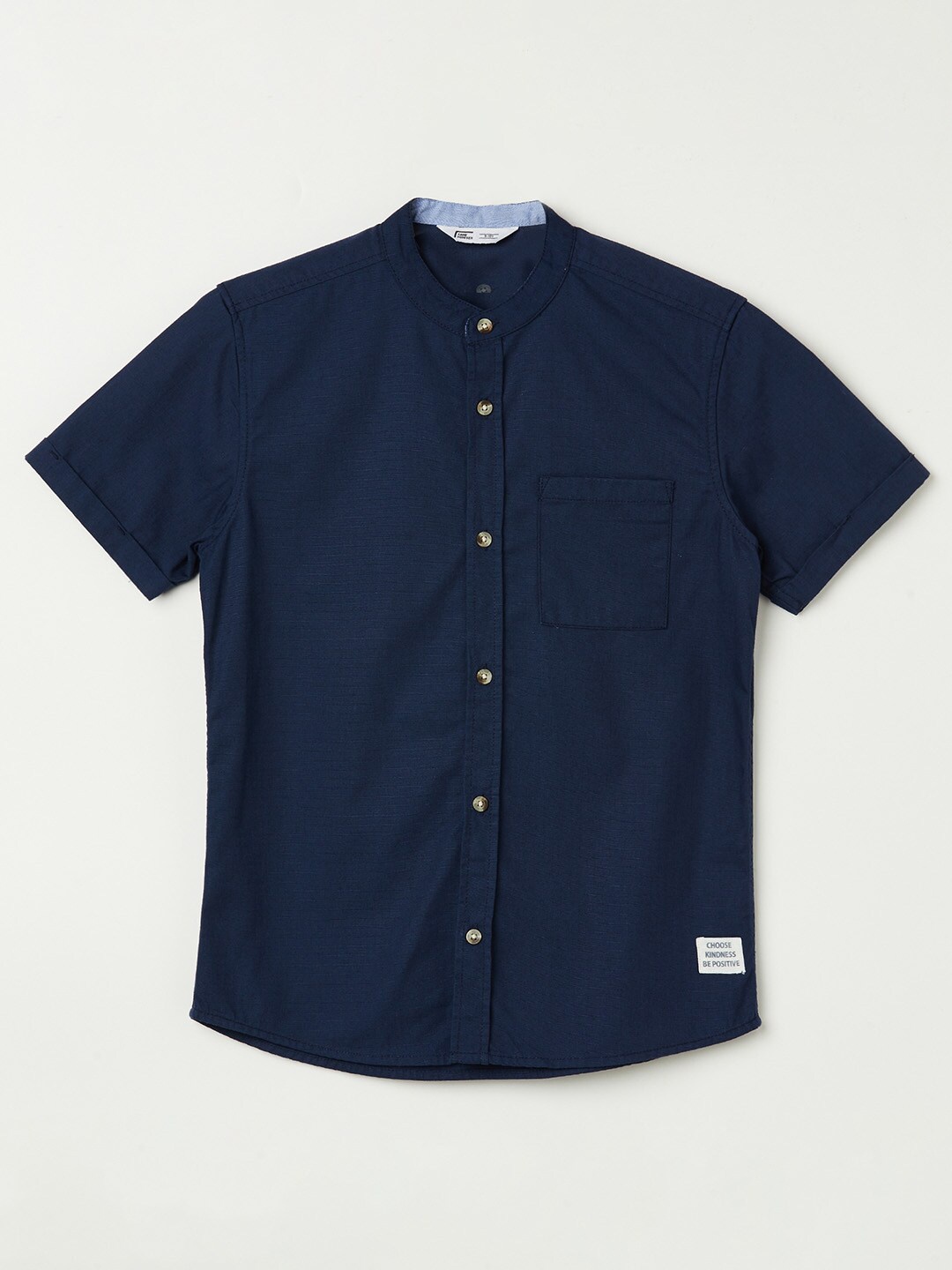

Fame Forever by Lifestyle Boys Navy Blue Casual Shirt