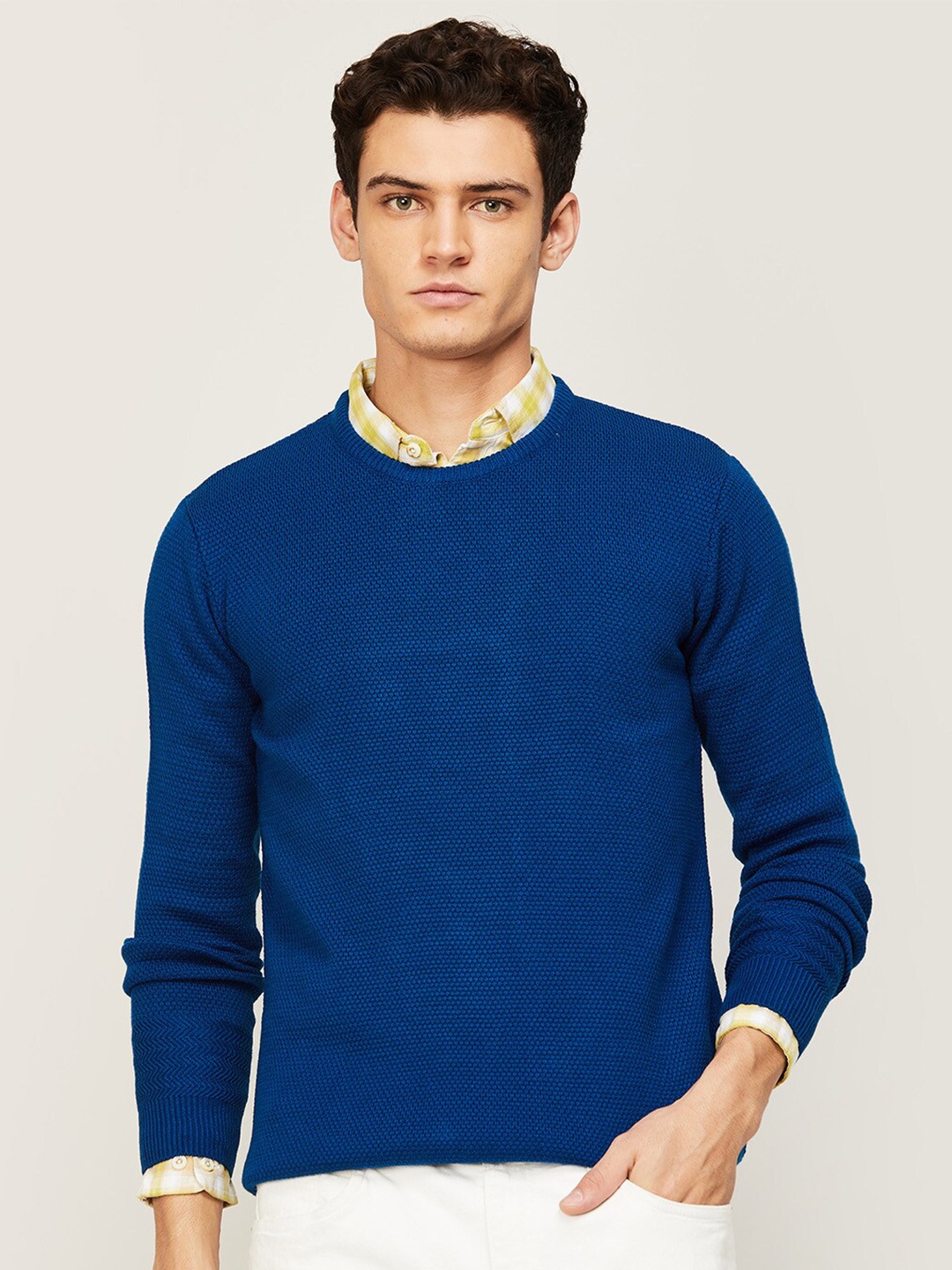 

Fame Forever by Lifestyle Men Blue Cotton Sweatshirt