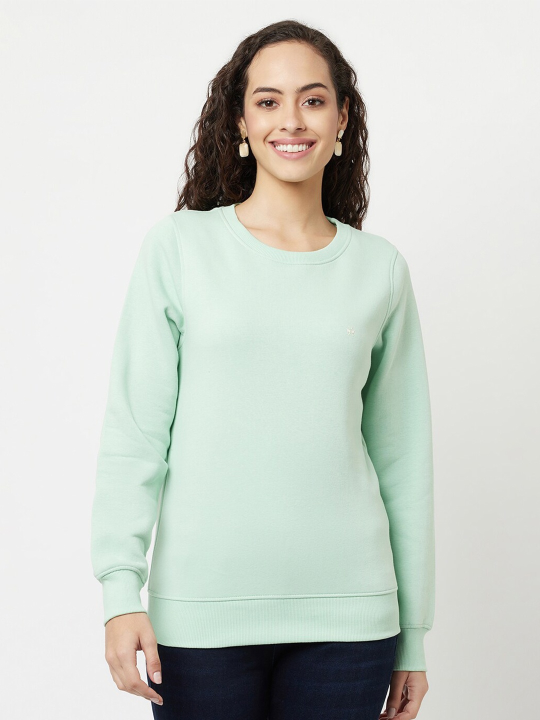 

Crimsoune Club Women Green Sweatshirt