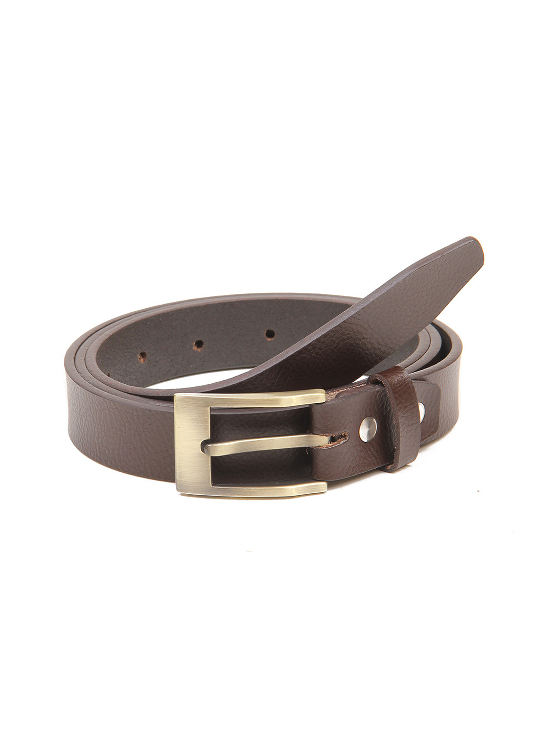 

Calvadoss Men Brown Genuine Leather Belt