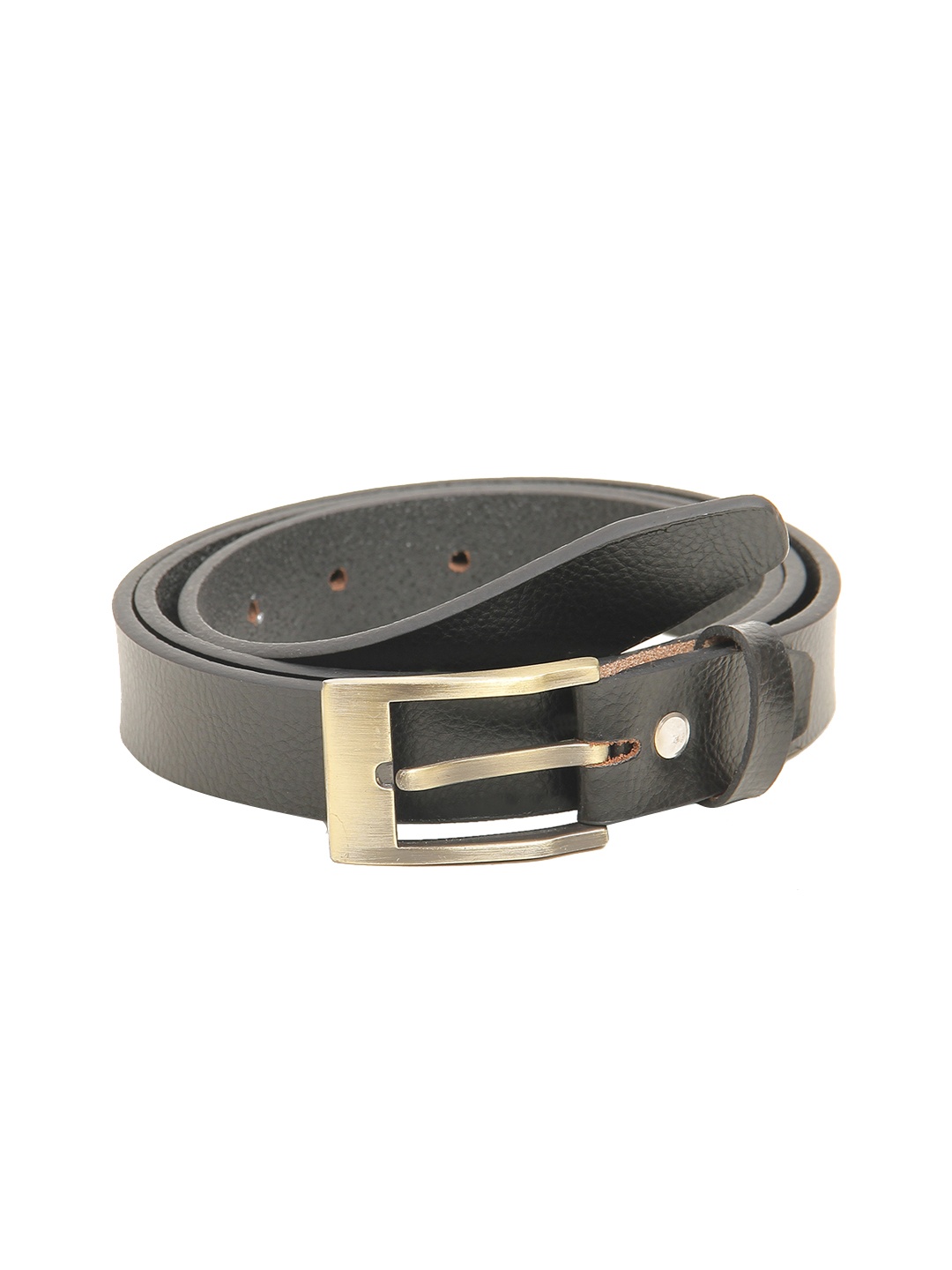 

Calvadoss Boys Black Textured Leather Belt