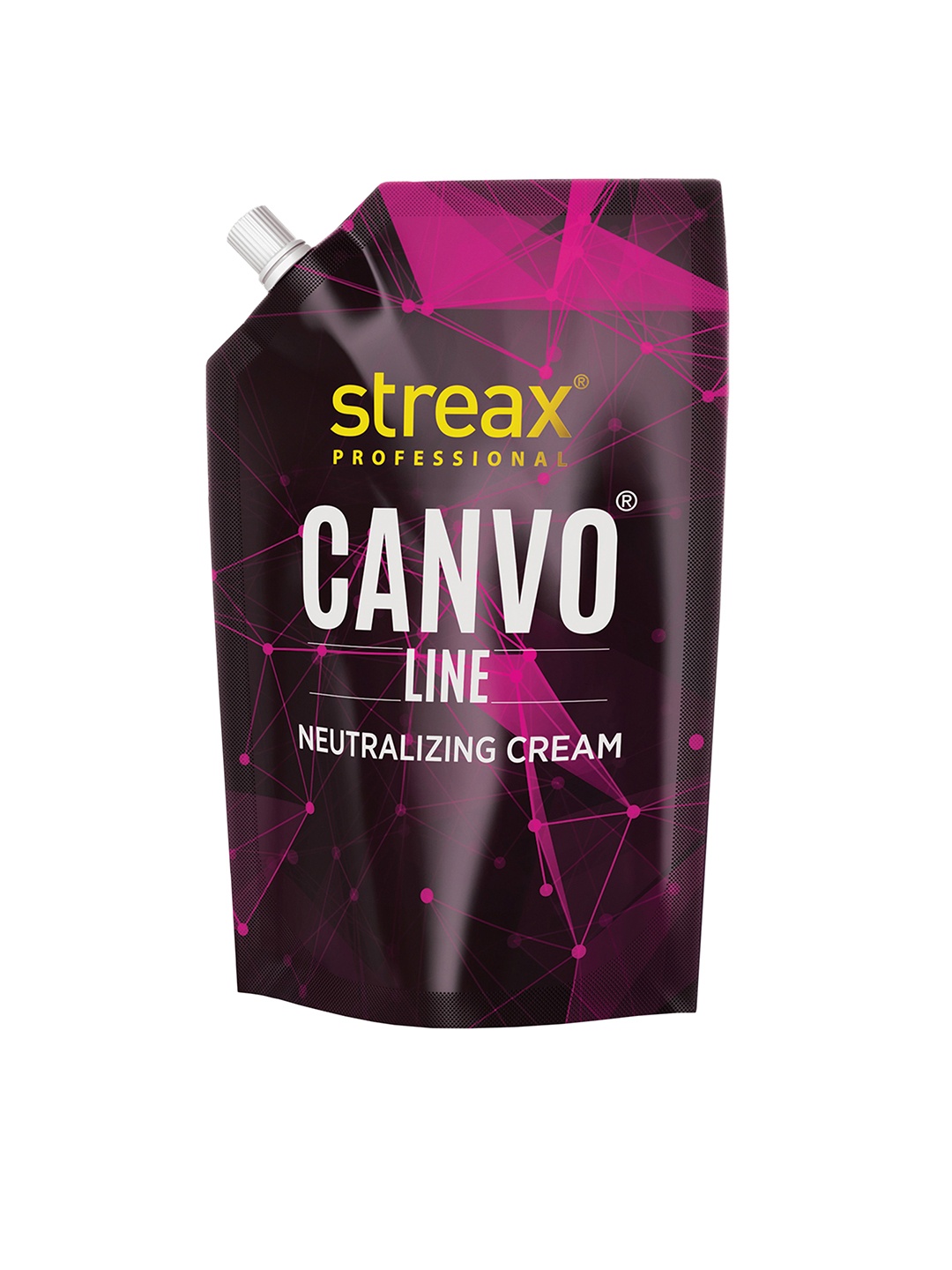 

Streax Professional Canvoline Neutralizing Straightening Hair Cream - 500 g, Brown