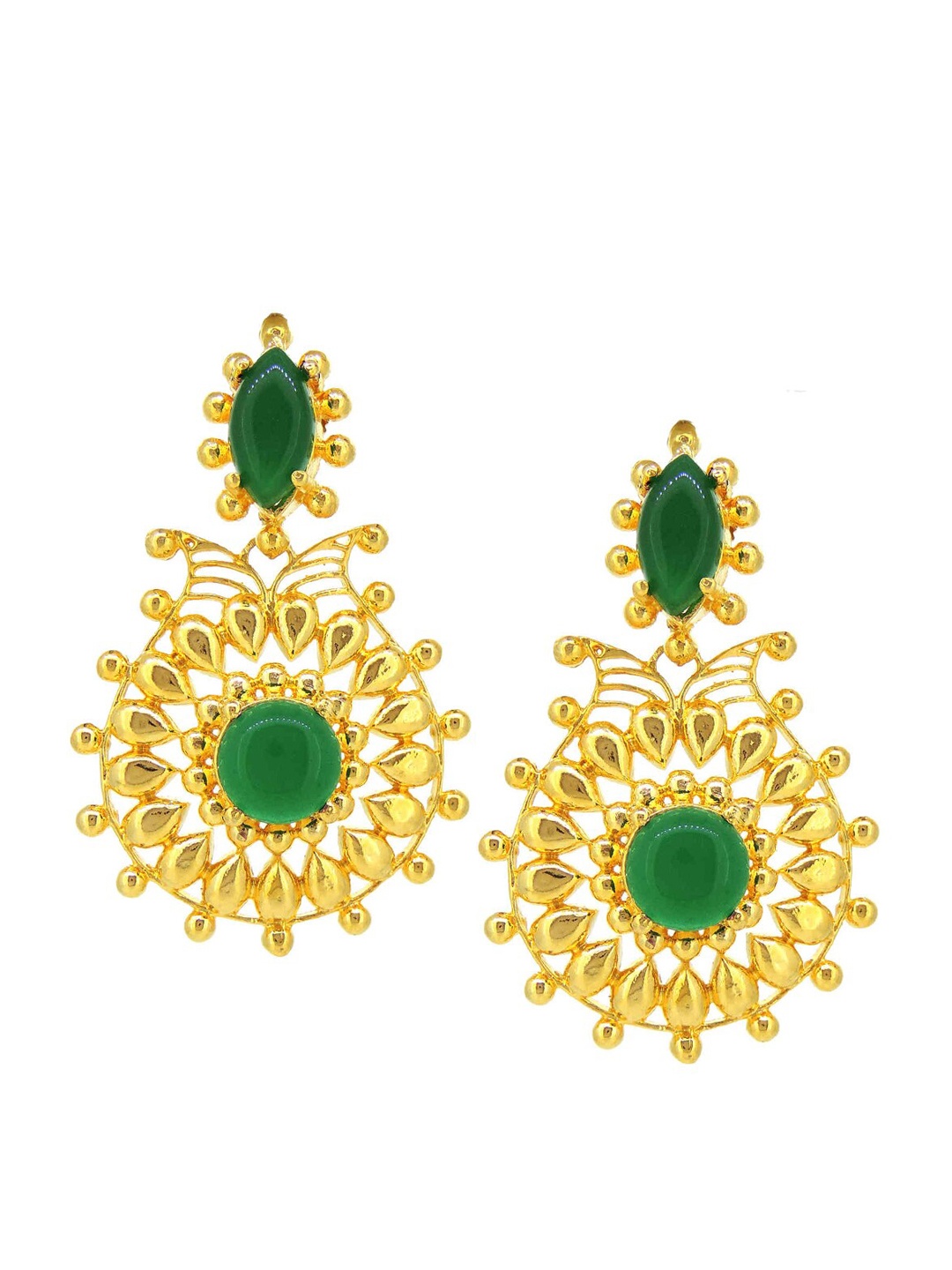 

Tistabene Green Contemporary Drop Earrings