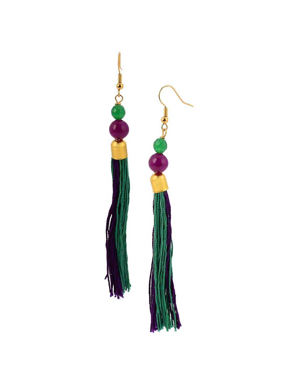 

Tistabene Women Green Contemporary Drop Earrings