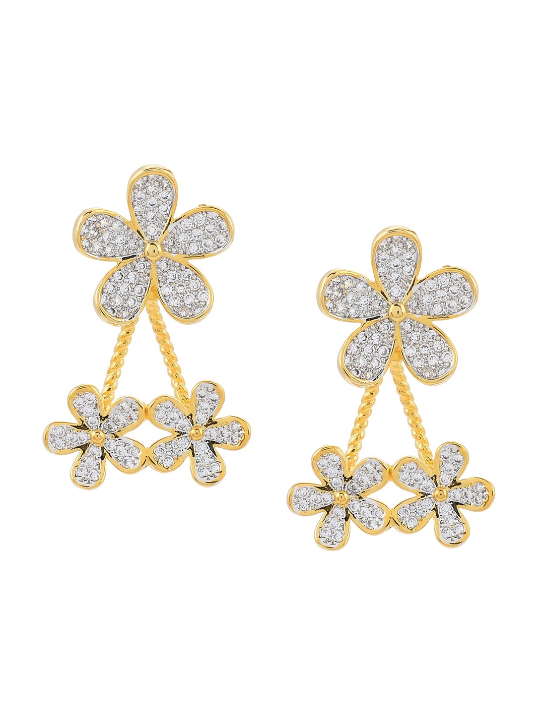 

Tistabene White Contemporary Studs Earrings