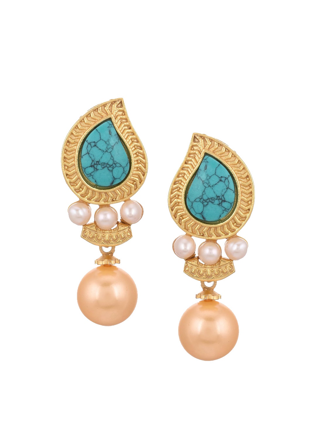

Tistabene Green Contemporary Drop Earrings