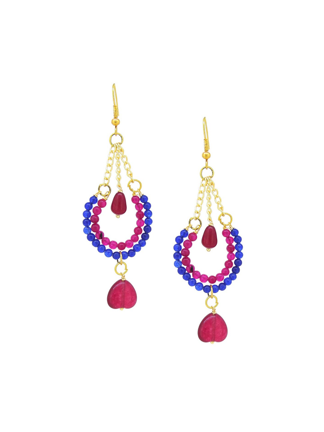 

Tistabene Women Blue Contemporary Drop Earrings