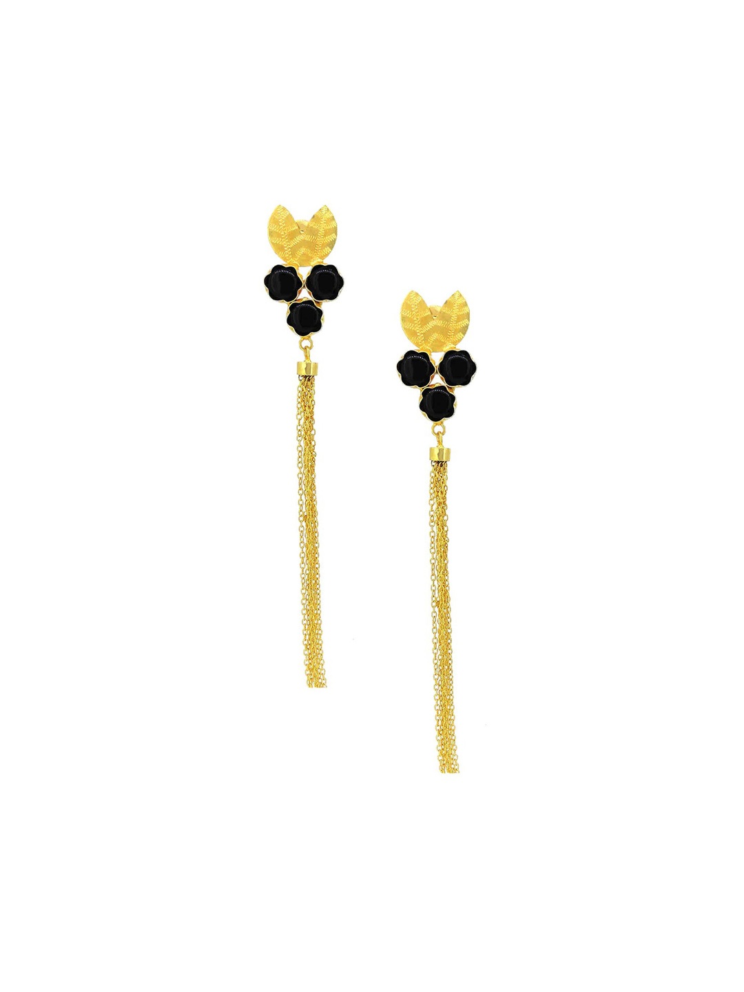 

Tistabene Black Contemporary Drop Earrings