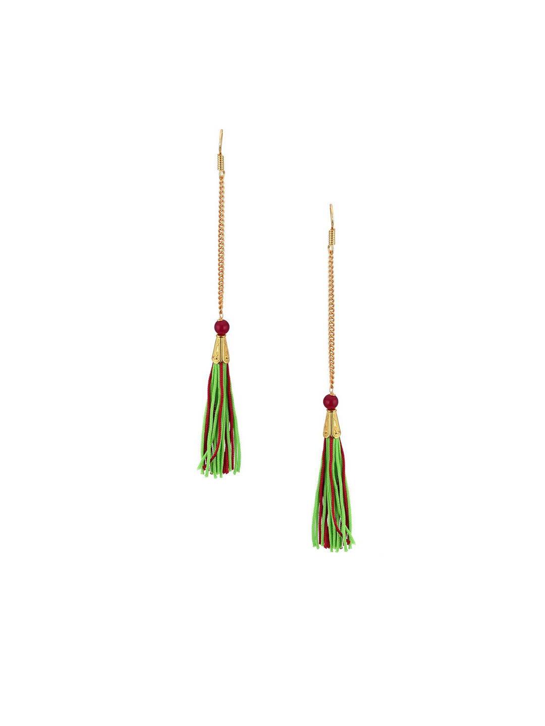 

Tistabene Green Contemporary Drop Earrings