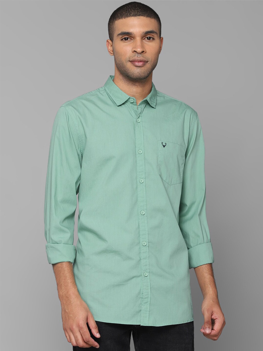 

Allen Solly Sport Men Green Pure Cotton Casual Shirt
