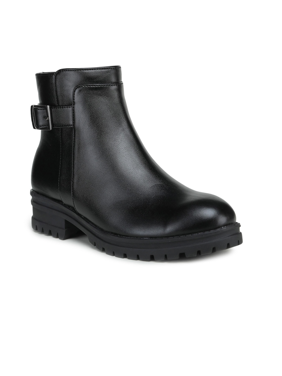 

GARDIN Women Black Solid Boots