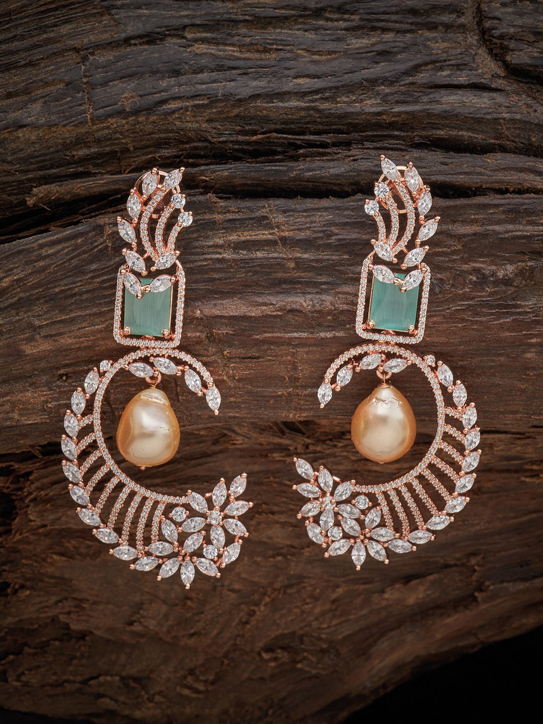 

Kushal's Fashion Jewellery Women Sea Green Contemporary Drop Earrings