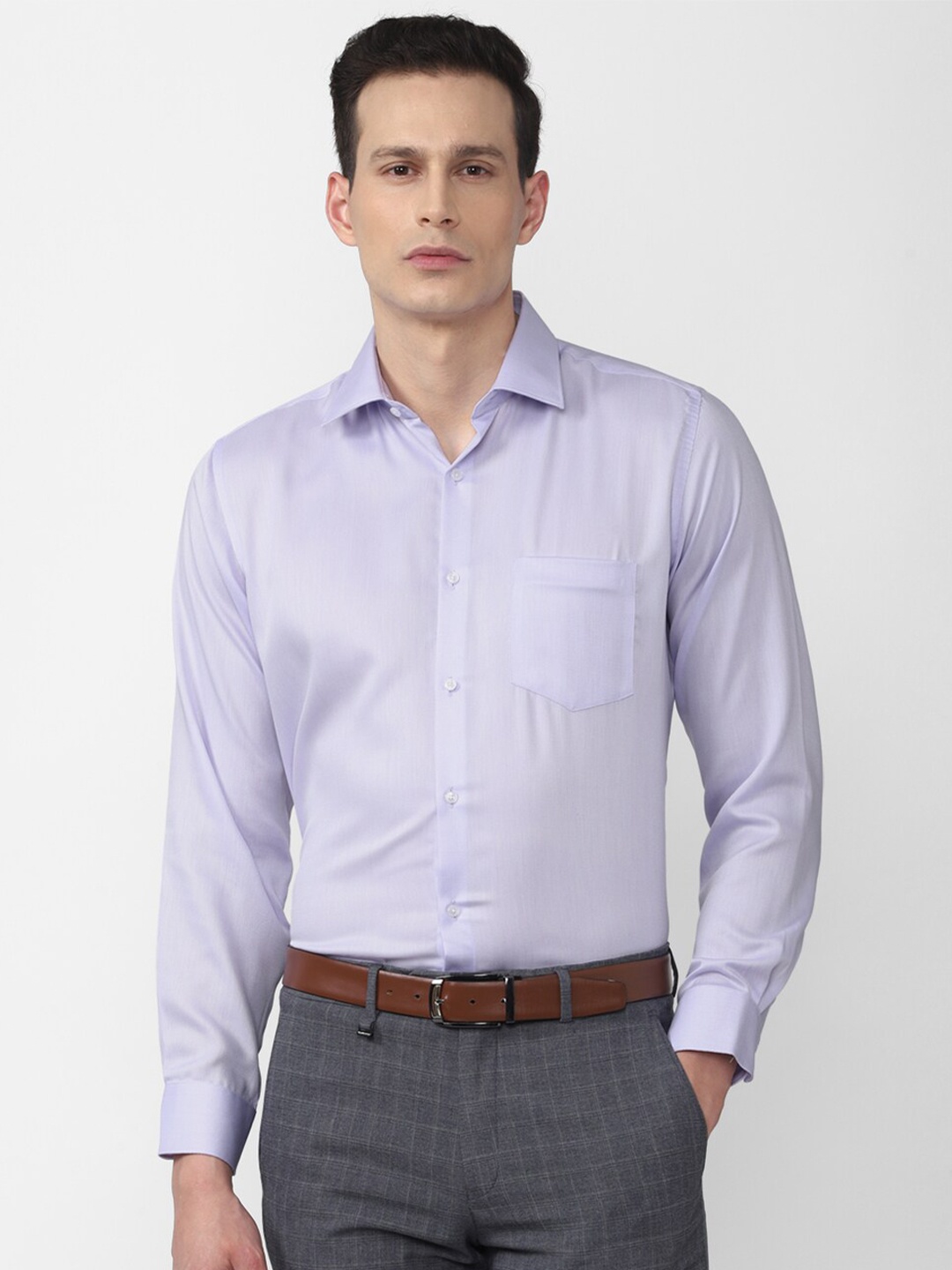 

Van Heusen Men Purple Formal Shirt