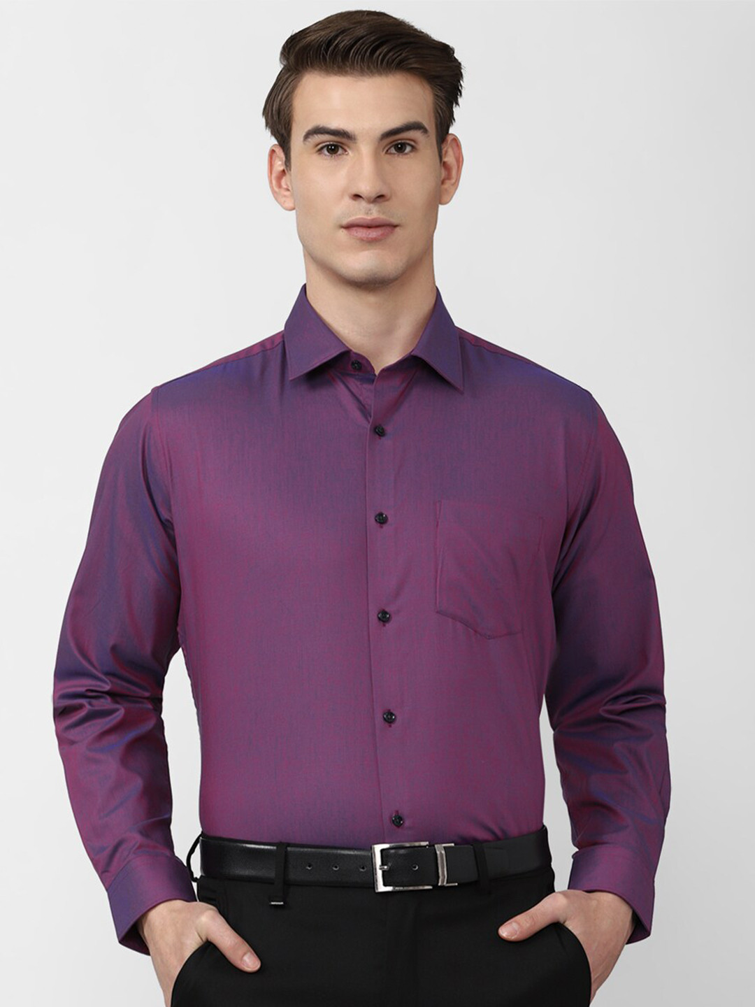 

Van Heusen Men Purple Formal Shirt