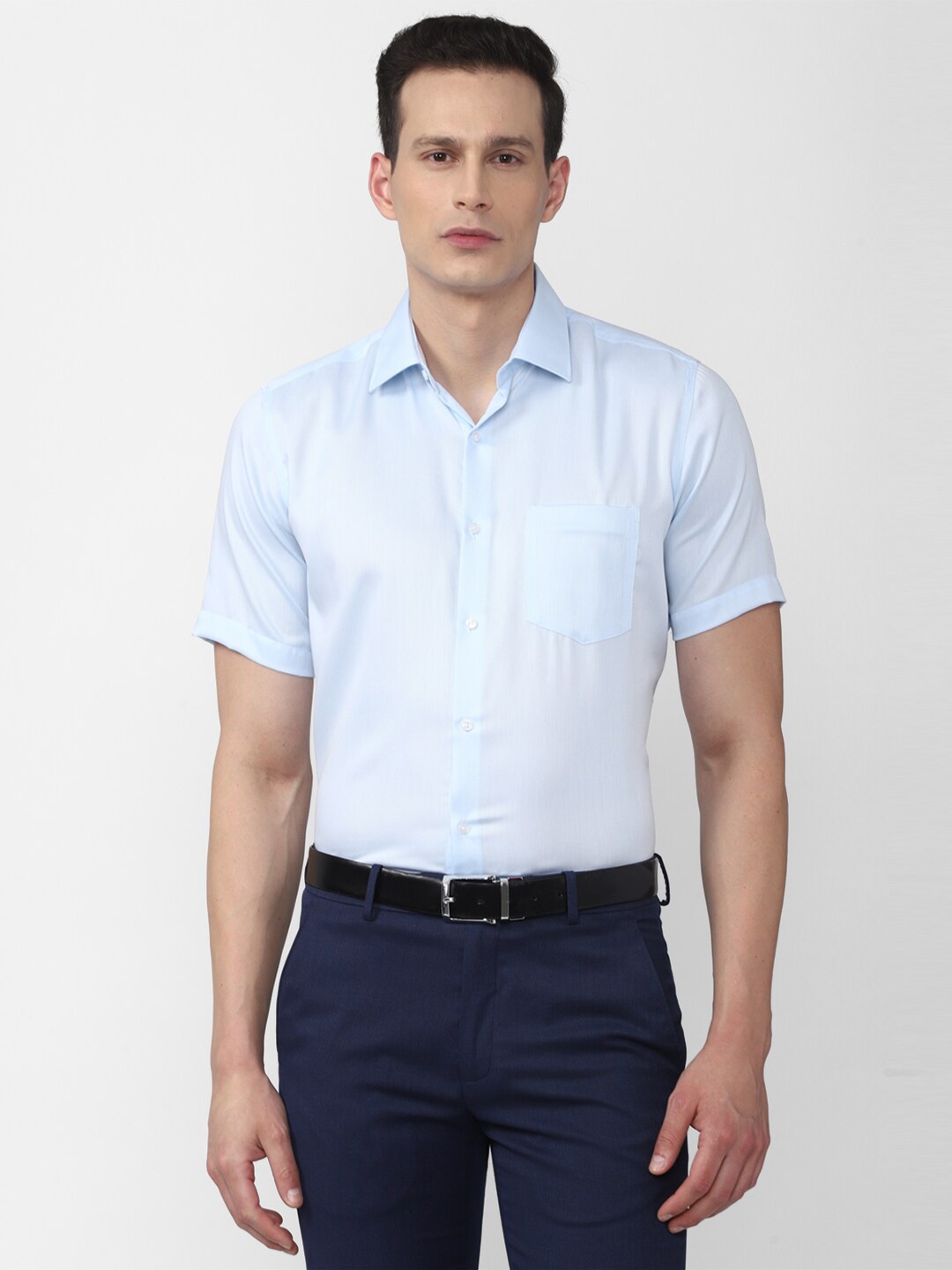 

Van Heusen Men Blue Shirt