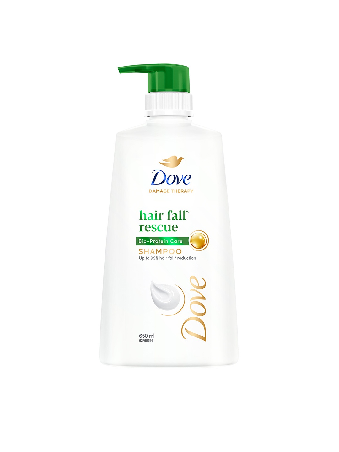 

Dove Hair Fall Rescue Shampoo with Glycerin 650 ml, White