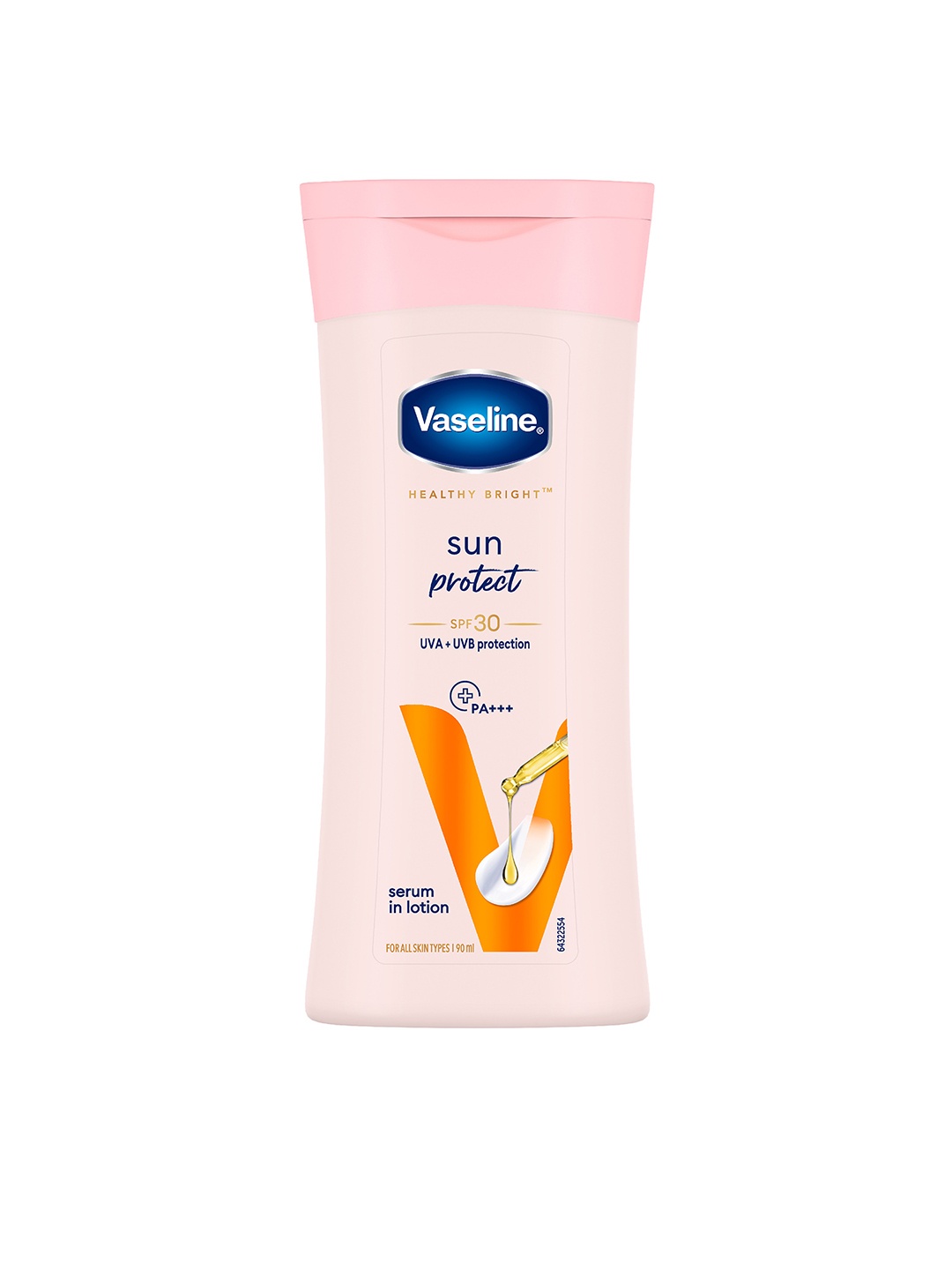 

Vaseline Unisex Healthy White SPF 24 UVA & UVB Protection Body Lotion 100 ml, Pink