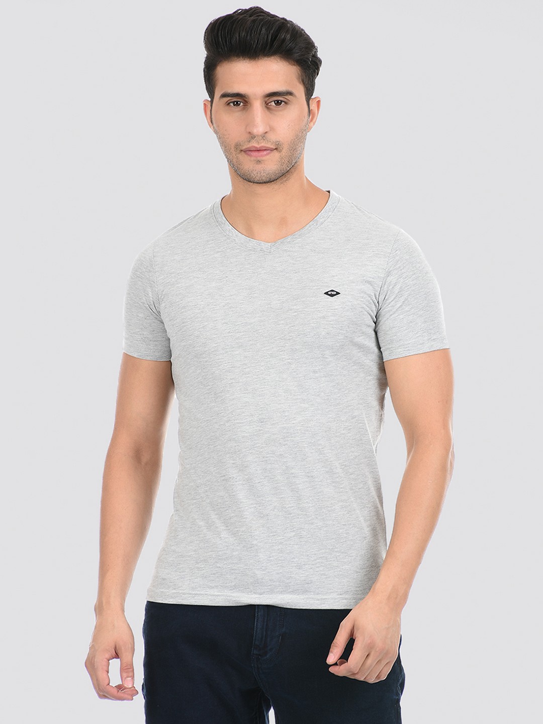 

Cloak & Decker by Monte Carlo Men Grey T-shirt