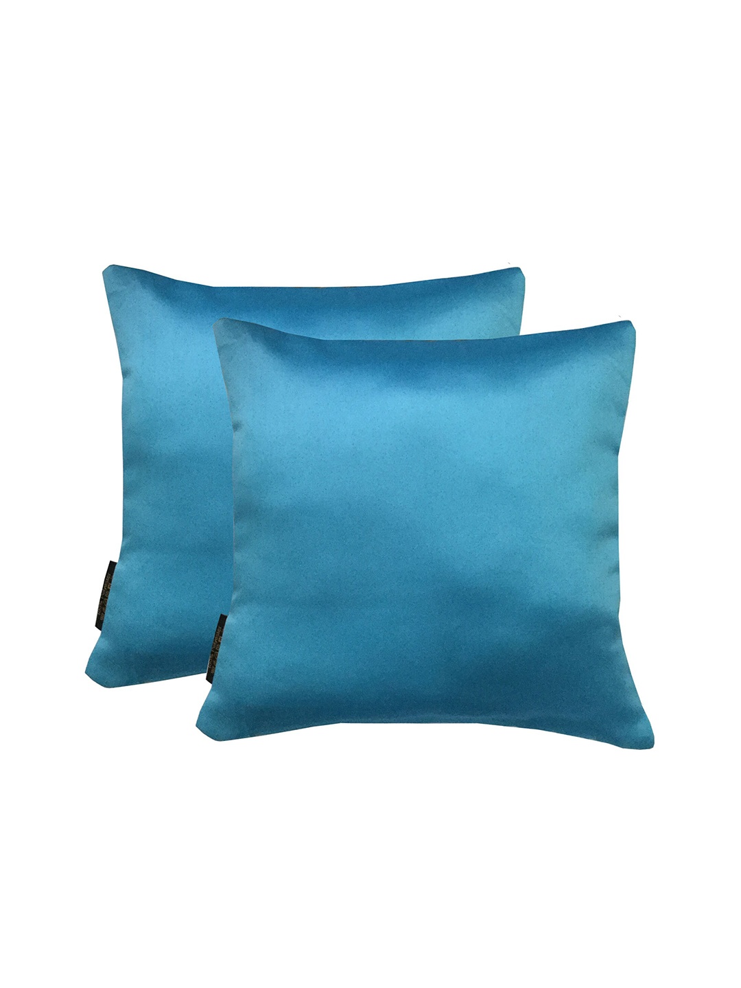

Lushomes Blue & Maroon Set of 2 Square Cushion Covers