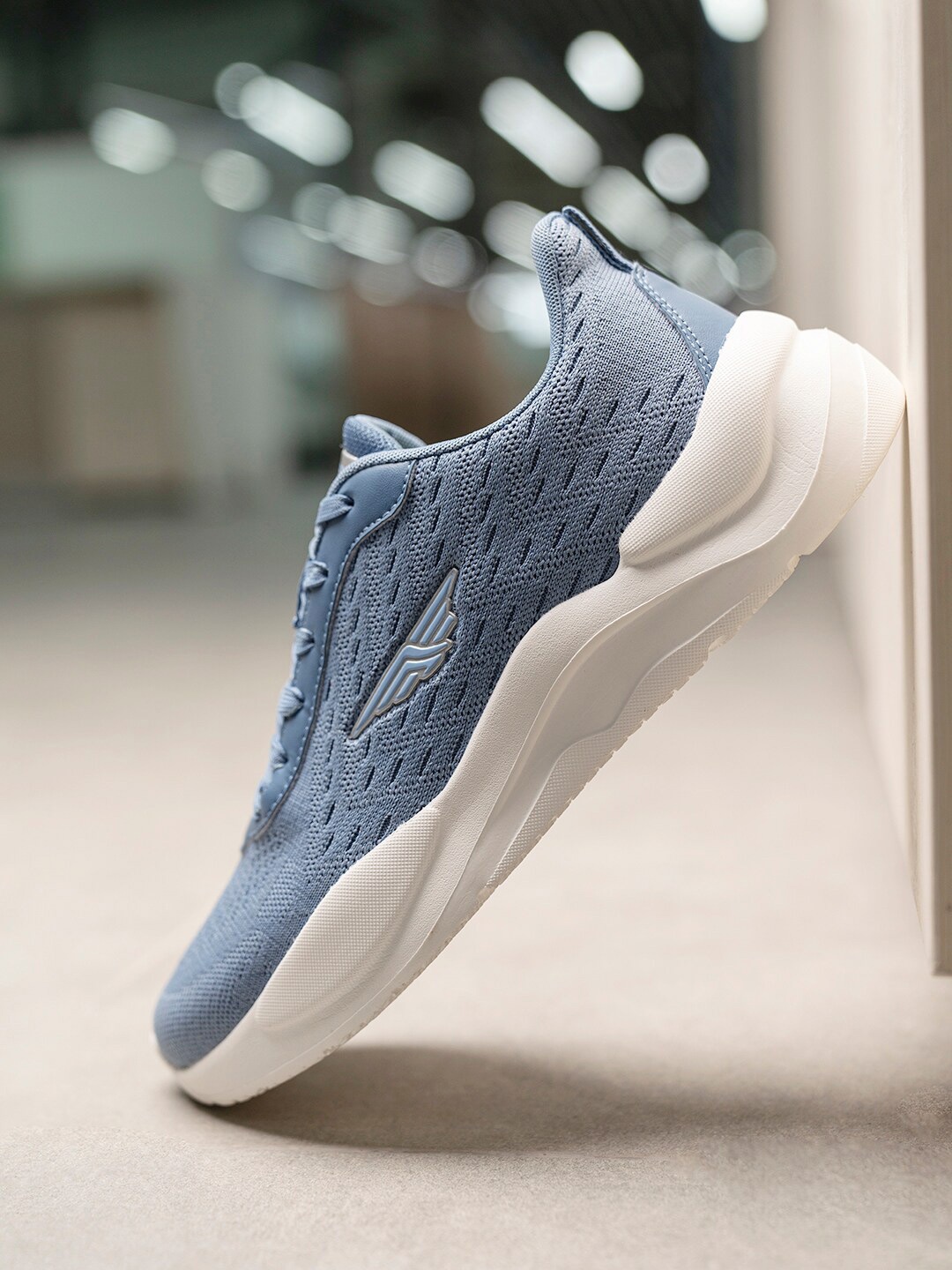 

Red Tape Men Blue Textile Walking Shoes