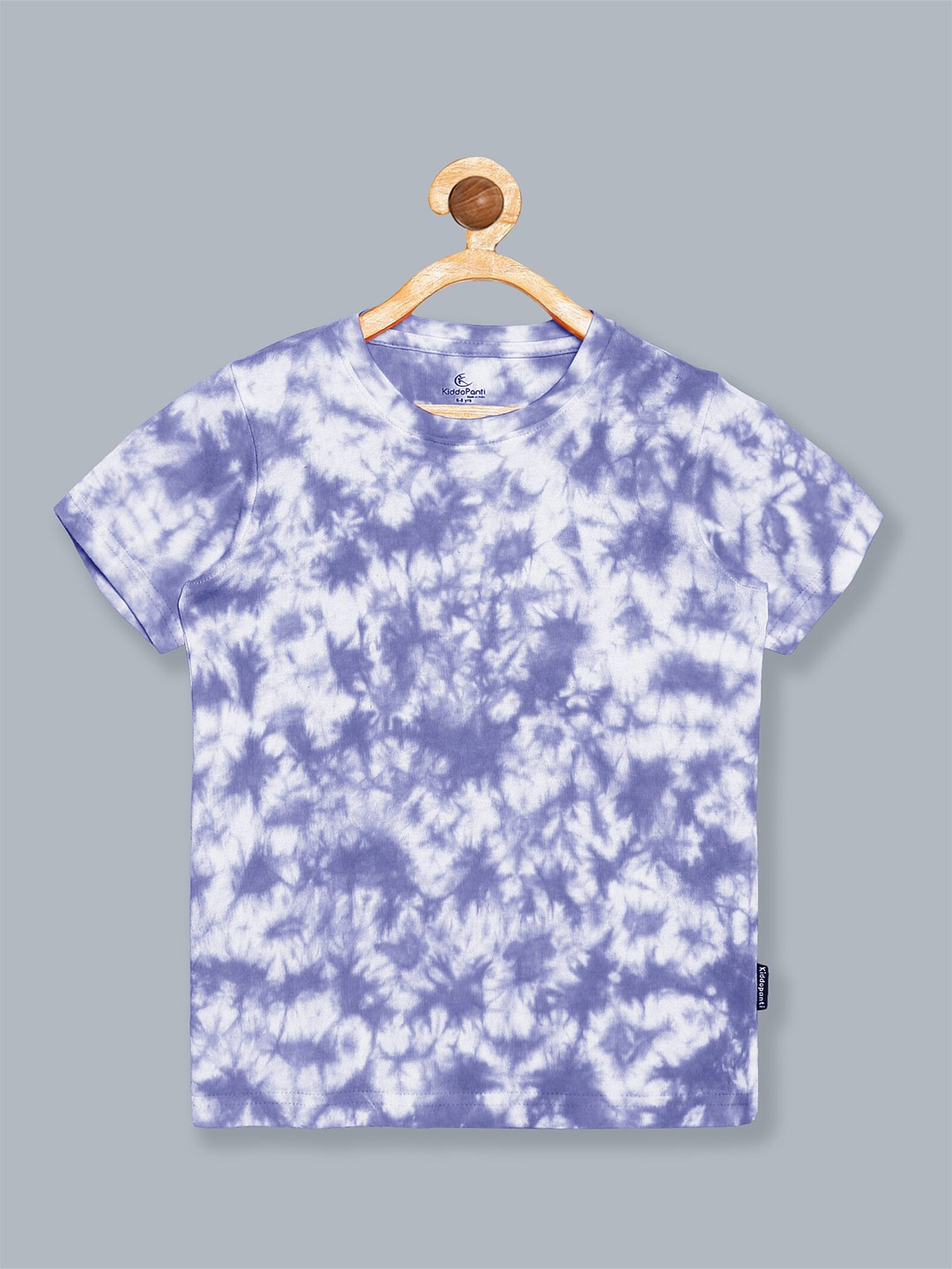 

KiddoPanti Boys Navy Blue Dyed T-shirt