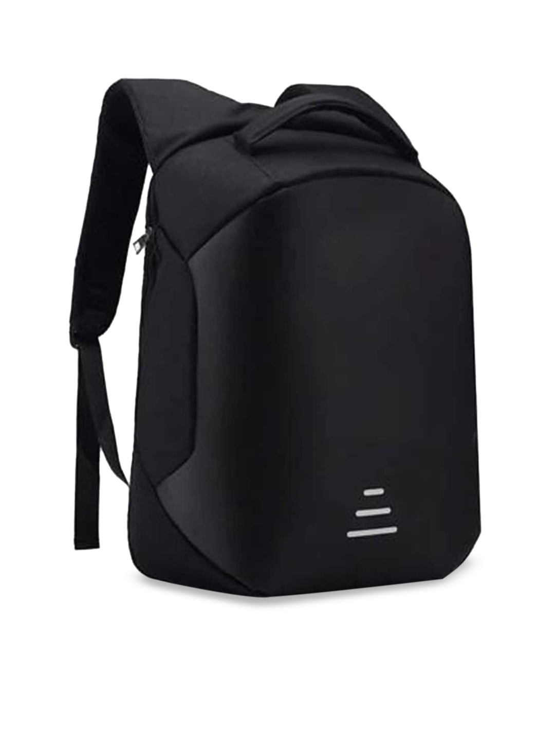 

PLAYYBAGS Unisex Black Solid Anti-Theft Laptop Backpack