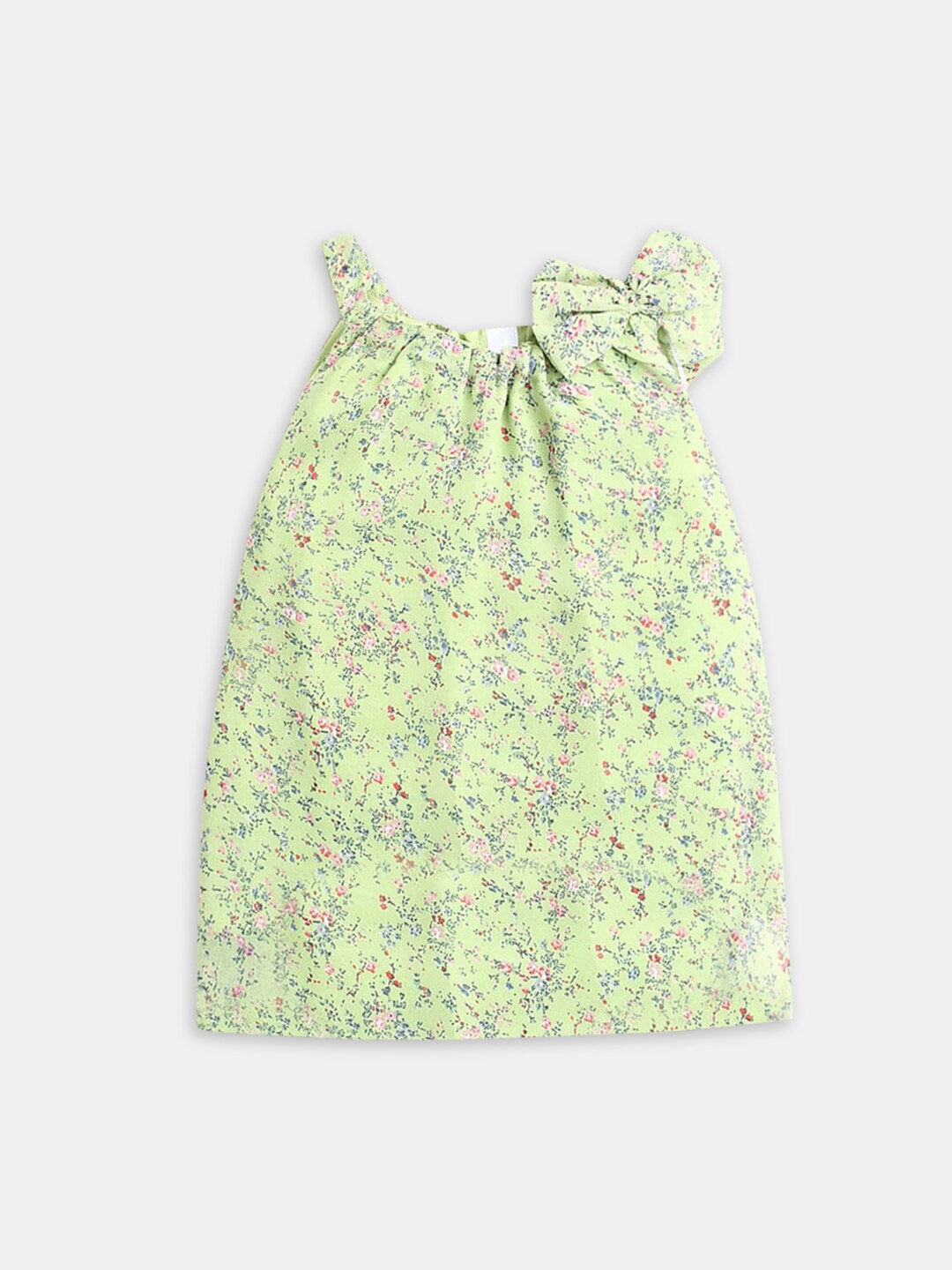 

Hopscotch Green Floral Print Top