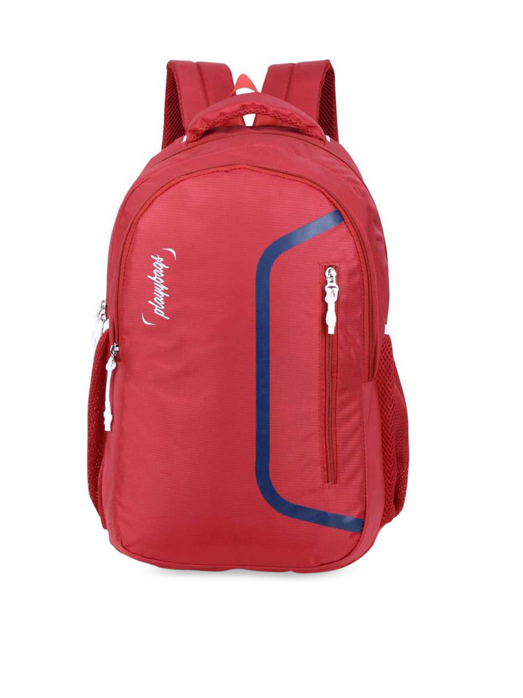 

PLAYYBAGS Unisex Red & Blue Backpack