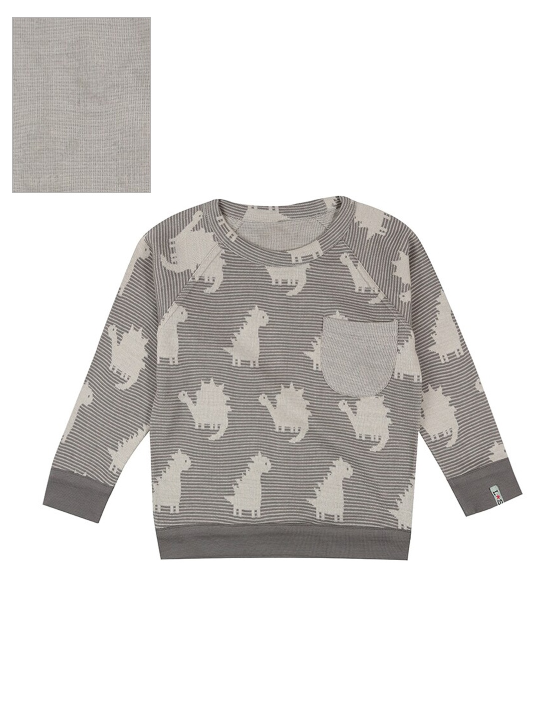 

Lilly and Sid Boys Grey Printed Reversible Sweatshirt