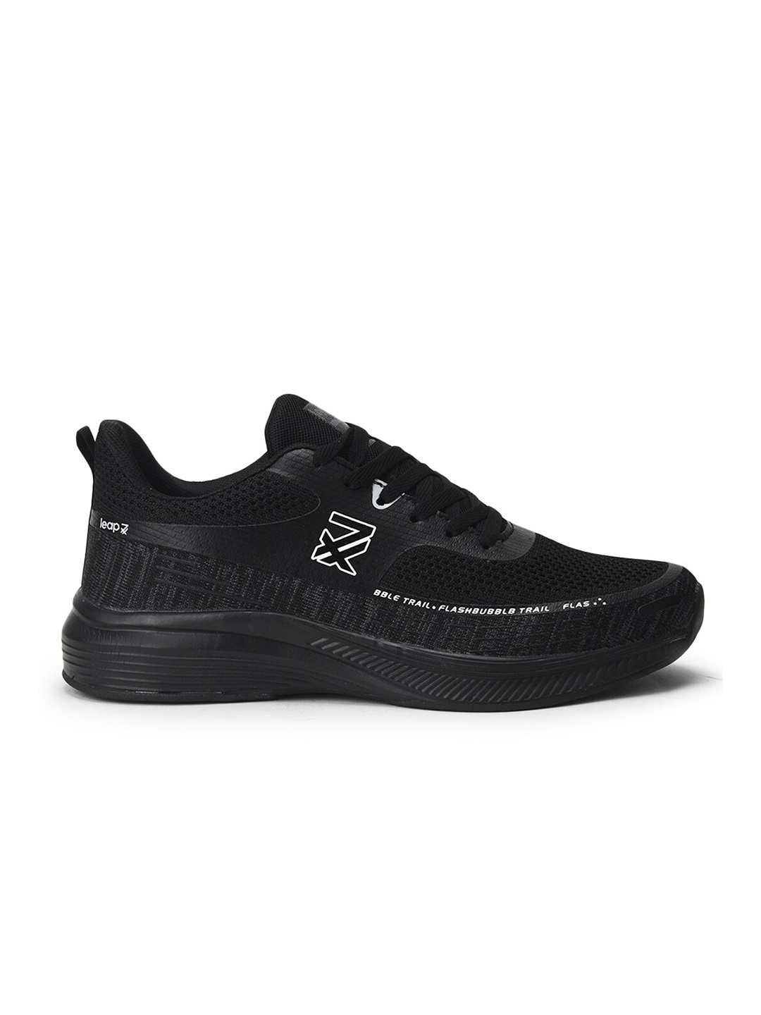 

Liberty Men Black Mesh Running Non-Marking Shoes