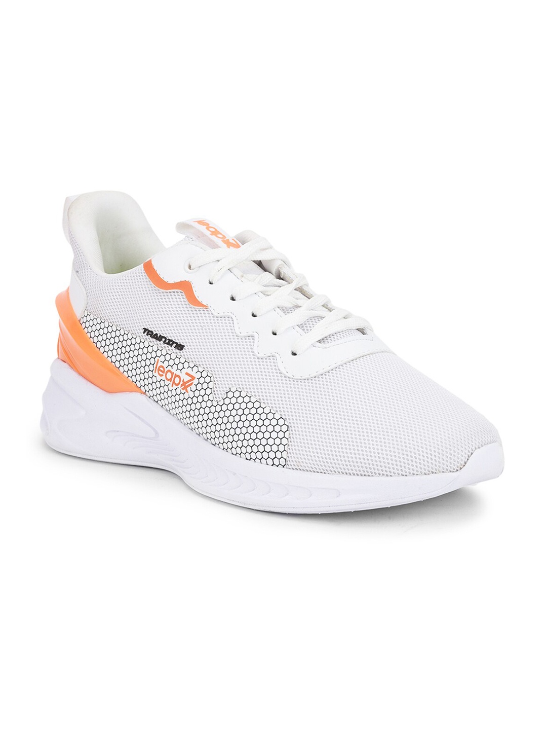 

Liberty Men White Mesh Running Non-Marking Shoes
