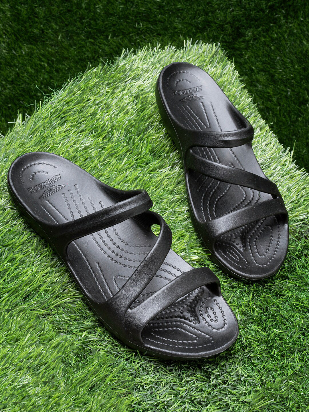 

Red Tape Women Black Rubber Slip-On