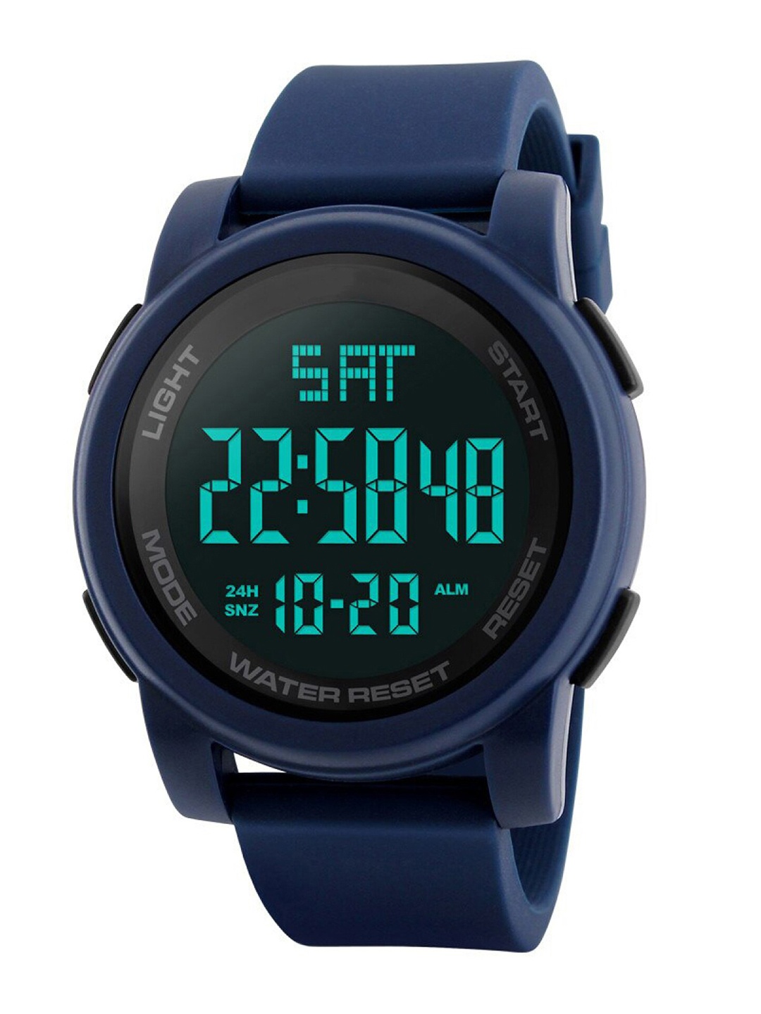 

Shocknshop Men Black Dial & Blue Straps Digital Multi Function Watch SNSSK03